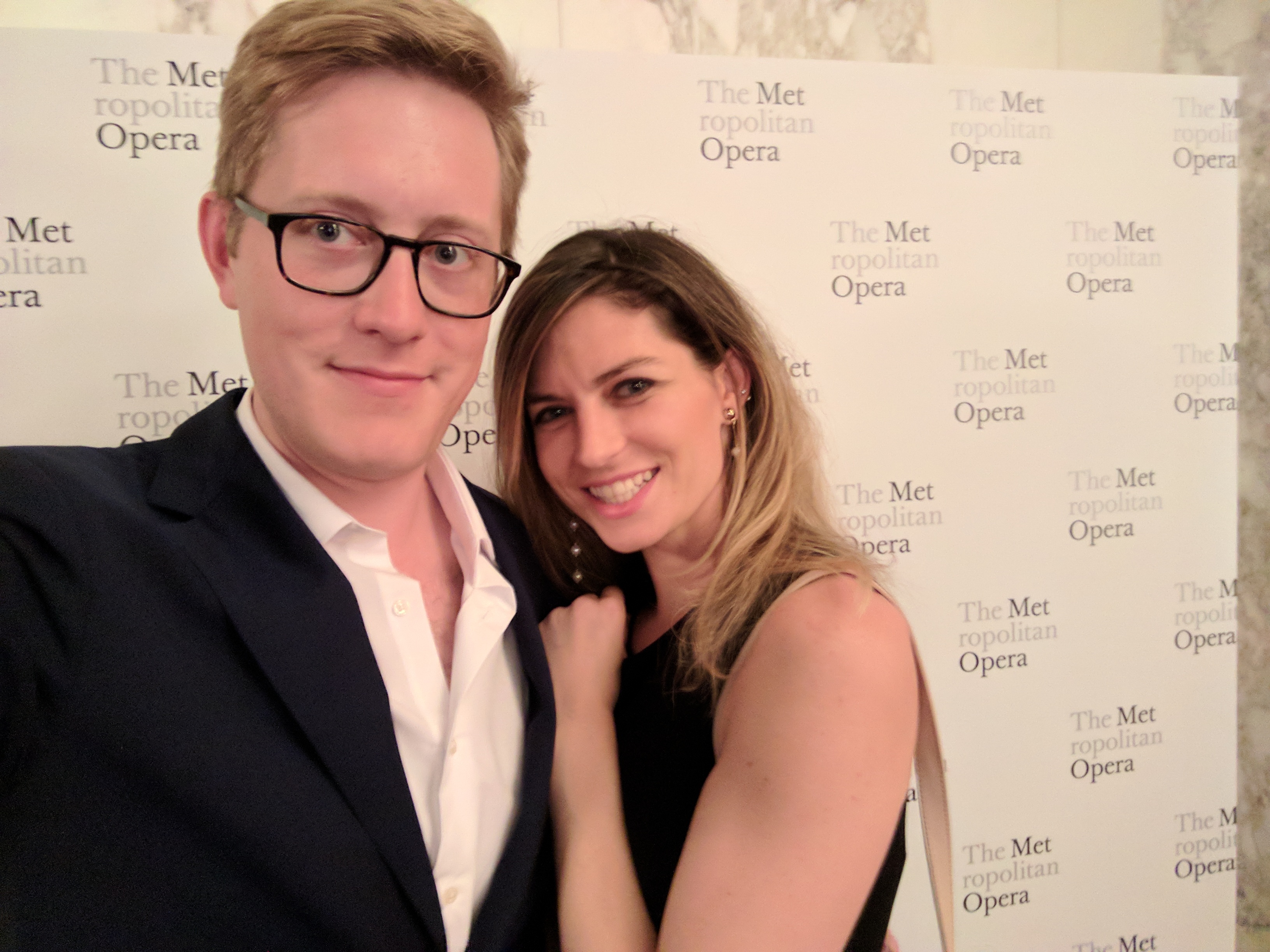 Sarah and Alex at the Met Opera