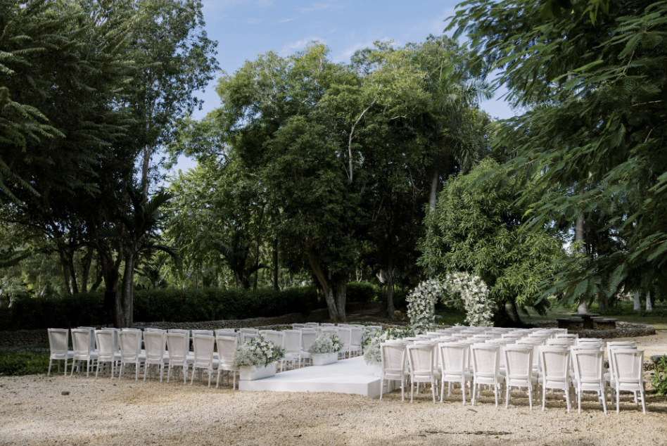 Wedding ceremony at Altos de Chavon